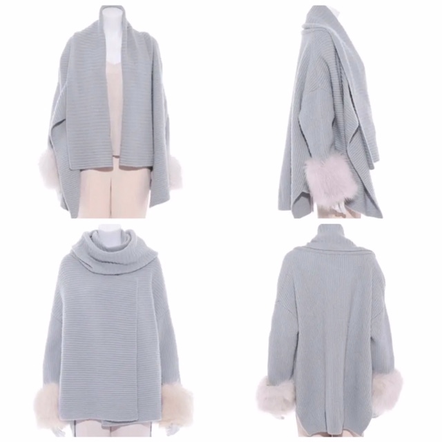 Snidel スナイデル フェイクファースリーブニットガウン カーディガン 売買されたオークション情報 Yahooの商品情報をアーカイブ公開 オークファン Aucfan Com