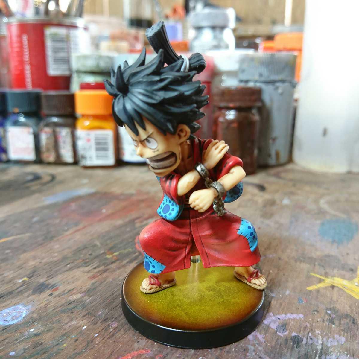 ルフィ 2 ワノ国 リペイント ワンピース ワールドコレクタブルフィギュア ワーコレ Wcf カスタムペイント リメイク Onepiece Figure モンキー D ルフィ 売買されたオークション情報 Yahooの商品情報をアーカイブ公開 オークファン Aucfan Com