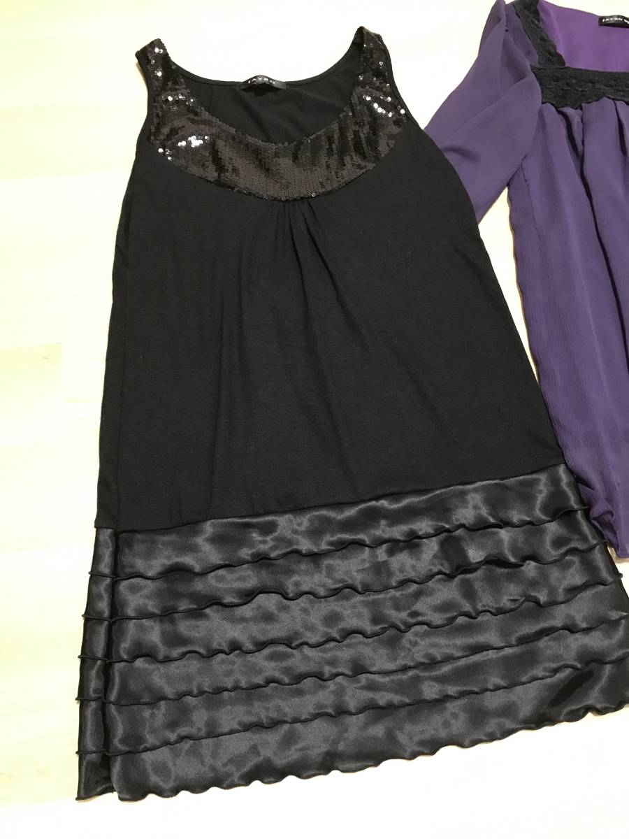 ジャイロ 黒 ワンピース スパンコール M ノースリーブワンピース 長袖 トップス紫 レース まとめて 女性 フリル ワンピース 売買されたオークション情報 Yahooの商品情報をアーカイブ公開 オークファン Aucfan Com