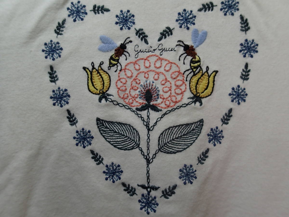 グッチ Gucci 60 70 ベビー服 襟付き 後ろスナップボタン 半袖ロンパース 白 T1581 70 65 74cm 売買されたオークション情報 Yahooの商品情報をアーカイブ公開 オークファン Aucfan Com