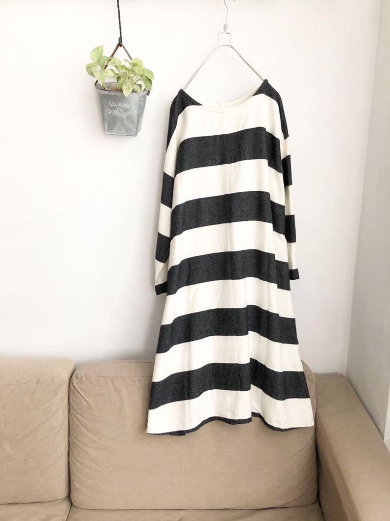 Ohanaオハナ ボーダーゆったりネルワンピース ナチュラル Mサイズ 売買されたオークション情報 Yahooの商品情報をアーカイブ公開 オークファン Aucfan Com