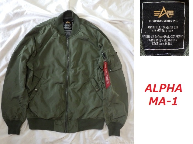 Alphaアルファma 1フライトジャケットl 薄手ミリタリーl 2b 15c Lサイズ 売買されたオークション情報 Yahooの商品情報をアーカイブ公開 オークファン Aucfan Com