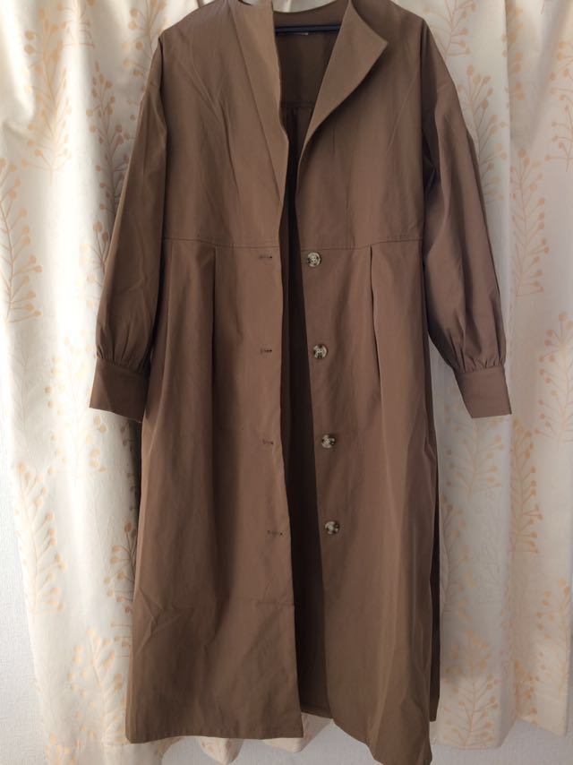 ミスティックmysticヨークギャザートレンチコート秋コートワンピースロングコートアウター ジャケット上着レディースブラウン コート 売買されたオークション情報 Yahooの商品情報をアーカイブ公開 オークファン Aucfan Com