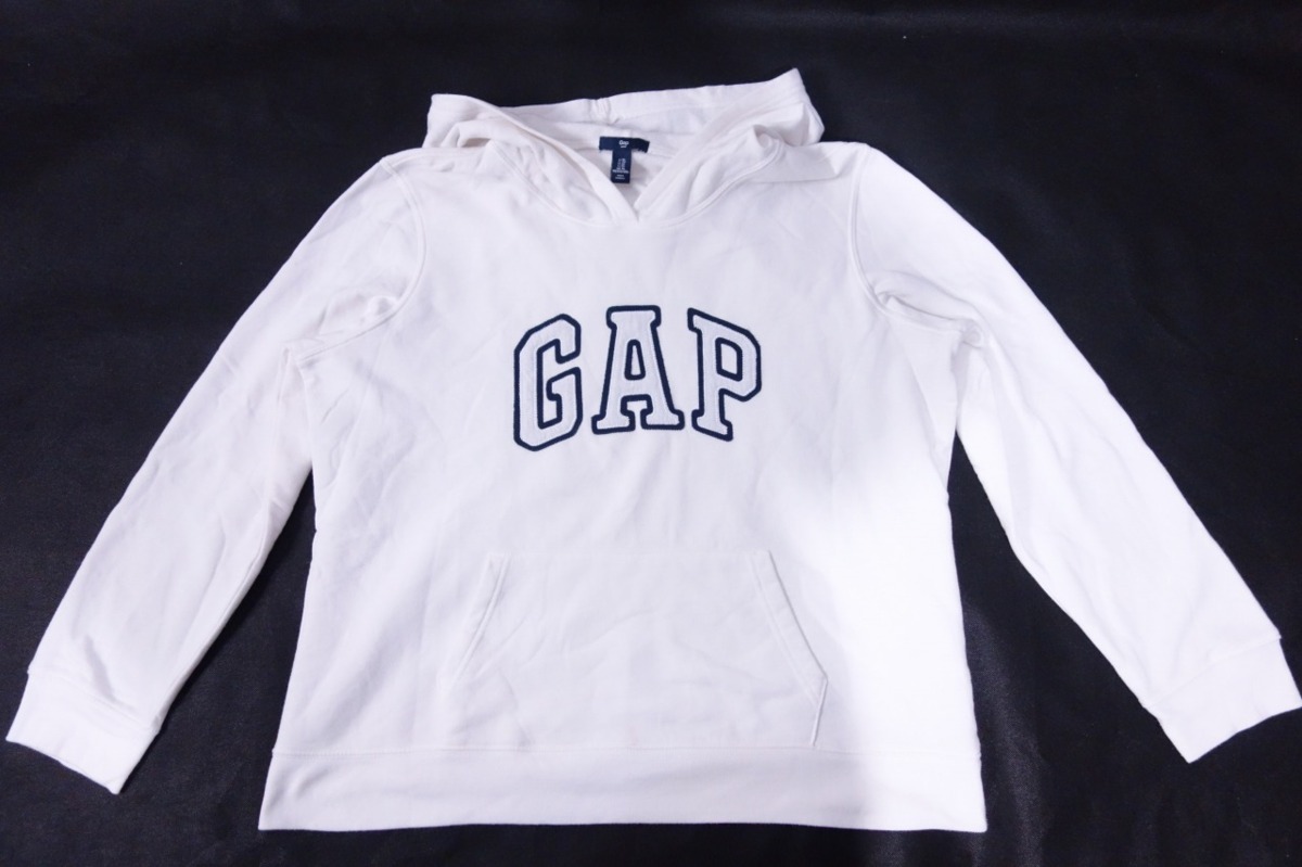 ギャップ Gap スウェットパーカー カジュアル感 スタイリッシュ 生地若干厚め 通気性 肌触り コットン100 Xl 白 紺 パーカ 売買されたオークション情報 Yahooの商品情報をアーカイブ公開 オークファン Aucfan Com