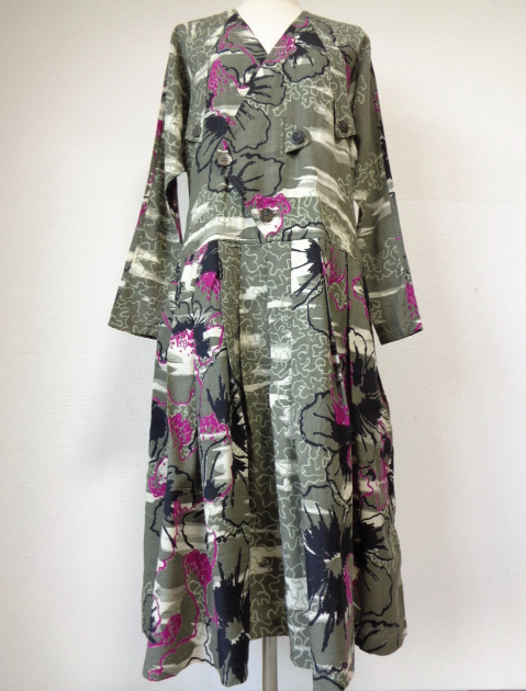 古着 レトロ Vintage個性的 変形ドルマンワンピース 70s60s70年代60年代80年代90年代カーキヴィンテージ長袖昭和モダンサイケ毛ウール Mサイズ 売買されたオークション情報 Yahooの商品情報をアーカイブ公開 オークファン Aucfan Com