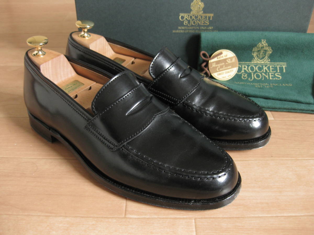 Crockett Jones クロケット ジョーンズ Boston2 ボストン2 コードバン ブラック 5h 6インチ以下 売買されたオークション情報 Yahooの商品情報をアーカイブ公開 オークファン Aucfan Com