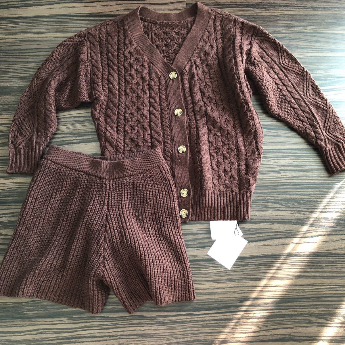 Mystrada マイストラーダ ケーブルニットショーパンセット タグ付き アルページュ ブラウン セットアップアンサンブルニット アプワイザー リッシェ 売買されたオークション情報 Yahooの商品情報をアーカイブ公開 オークファン Aucfan Com