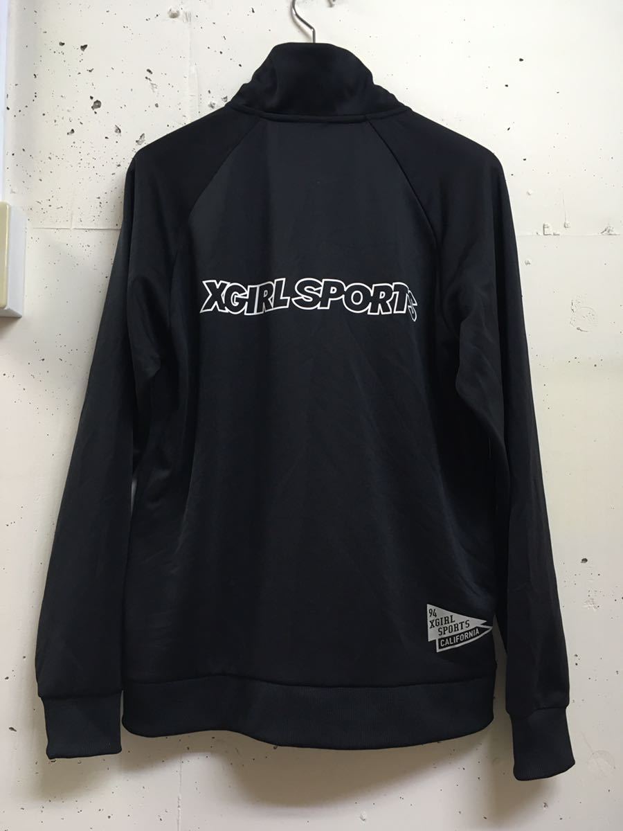 X Girl エックスガール スポーツ ジャージ ジップアップ パーカー トラックジャケット M 黒 ブラック パーカ 売買されたオークション情報 Yahooの商品情報をアーカイブ公開 オークファン Aucfan Com