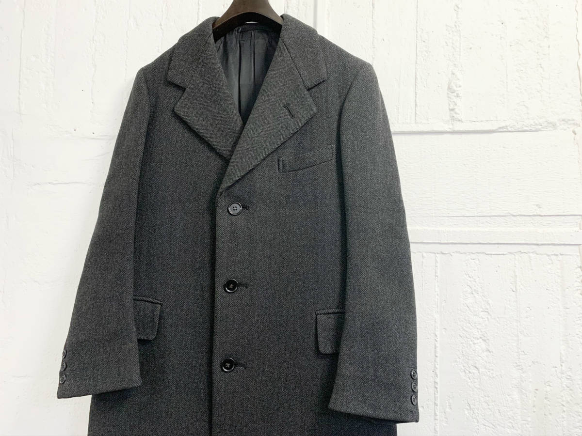50 S イギリス サヴィルロー ビスポーク ヘリンボーンツイードチェスターコート サイズ ヴィンテージテーラードサヴィルロウスーツ Mサイズ 売買されたオークション情報 Yahooの商品情報をアーカイブ公開 オークファン Aucfan Com
