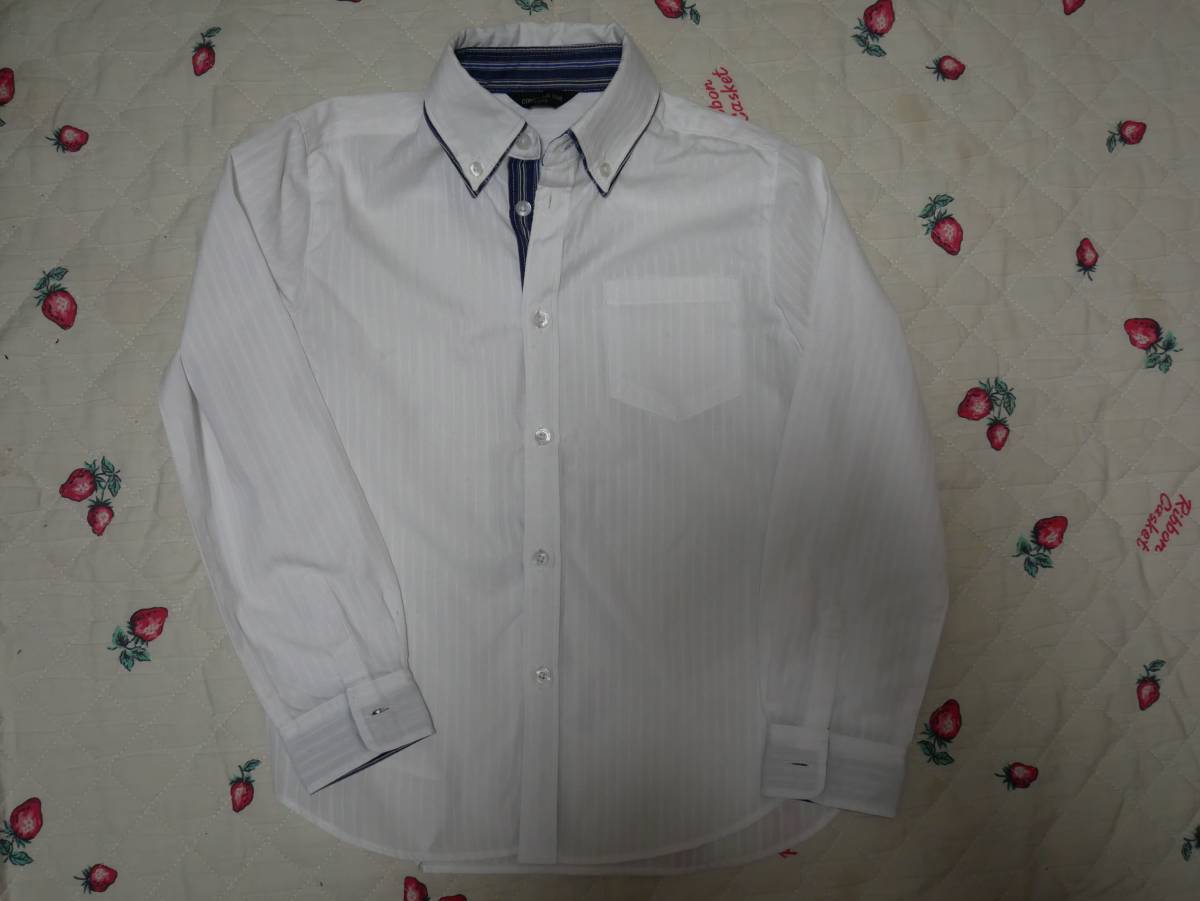 パリッとしてかっこいい コムサイズム 綿100 ｙシャツ 130 男の子用 売買されたオークション情報 Yahooの商品情報をアーカイブ公開 オークファン Aucfan Com