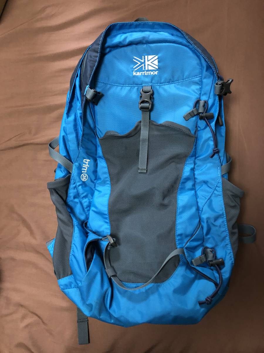 カリマー Karrimor トリム Trim 25 カリマーブルー 青 絶版 バックパック 売買されたオークション情報 Yahooの商品情報をアーカイブ公開 オークファン Aucfan Com