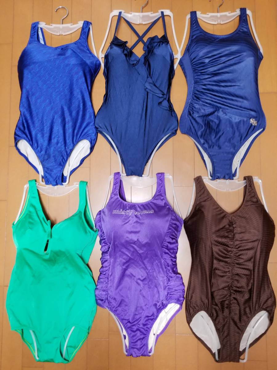 シンプル光沢系セクシーハイレグワンピース水着６枚セット Lサイズ 売買されたオークション情報 Yahooの商品情報をアーカイブ公開 オークファン Aucfan Com