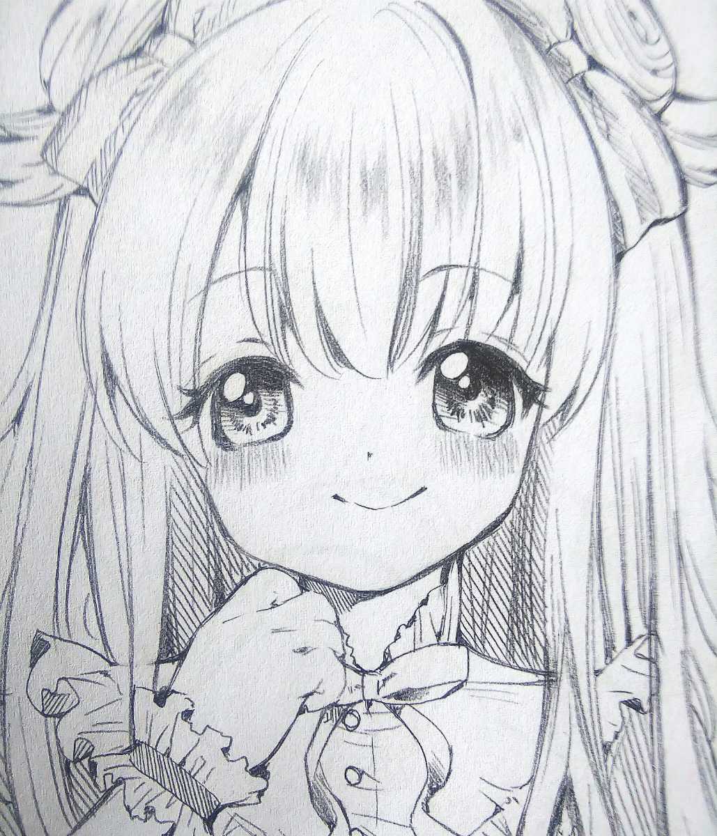 手描きイラスト オリジナル 女の子 メイド服 ラフ画 手描きイラスト 売買されたオークション情報 Yahooの商品情報をアーカイブ公開 オークファン Aucfan Com