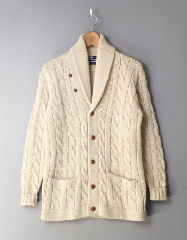 Ta9153 ラルフローレン メンズ レザーボタン ショールカラー ウールニットカーディガン 長袖カーディガン ベージュ セーター 売買されたオークション情報 Yahooの商品情報をアーカイブ公開 オークファン Aucfan Com