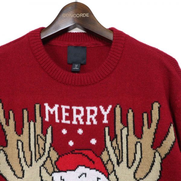 H M エイチ エム 秋冬 クリスマス トナカイ 鈴 クルーネック ニット セーター Sz L S メンズ 赤 E0t A K セーター 売買されたオークション情報 Yahooの商品情報をアーカイブ公開 オークファン Aucfan Com