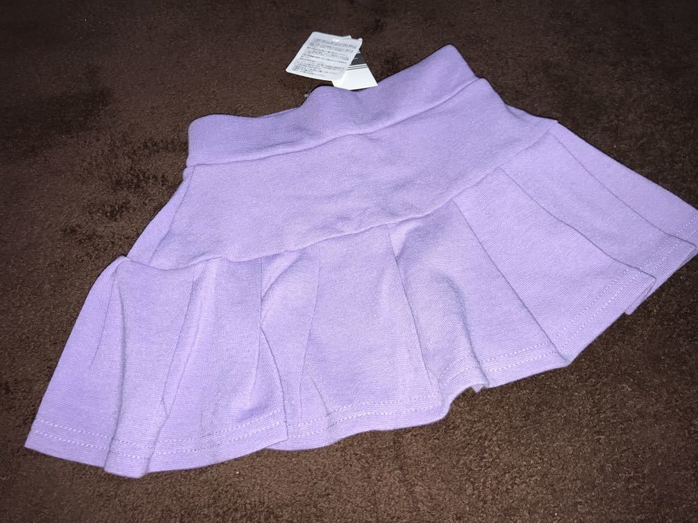 パンツインスカートミニスカートパンツ付きパープルプリーツスカート小さめ100 90 85 94cm 売買されたオークション情報 Yahooの商品情報をアーカイブ公開 オークファン Aucfan Com