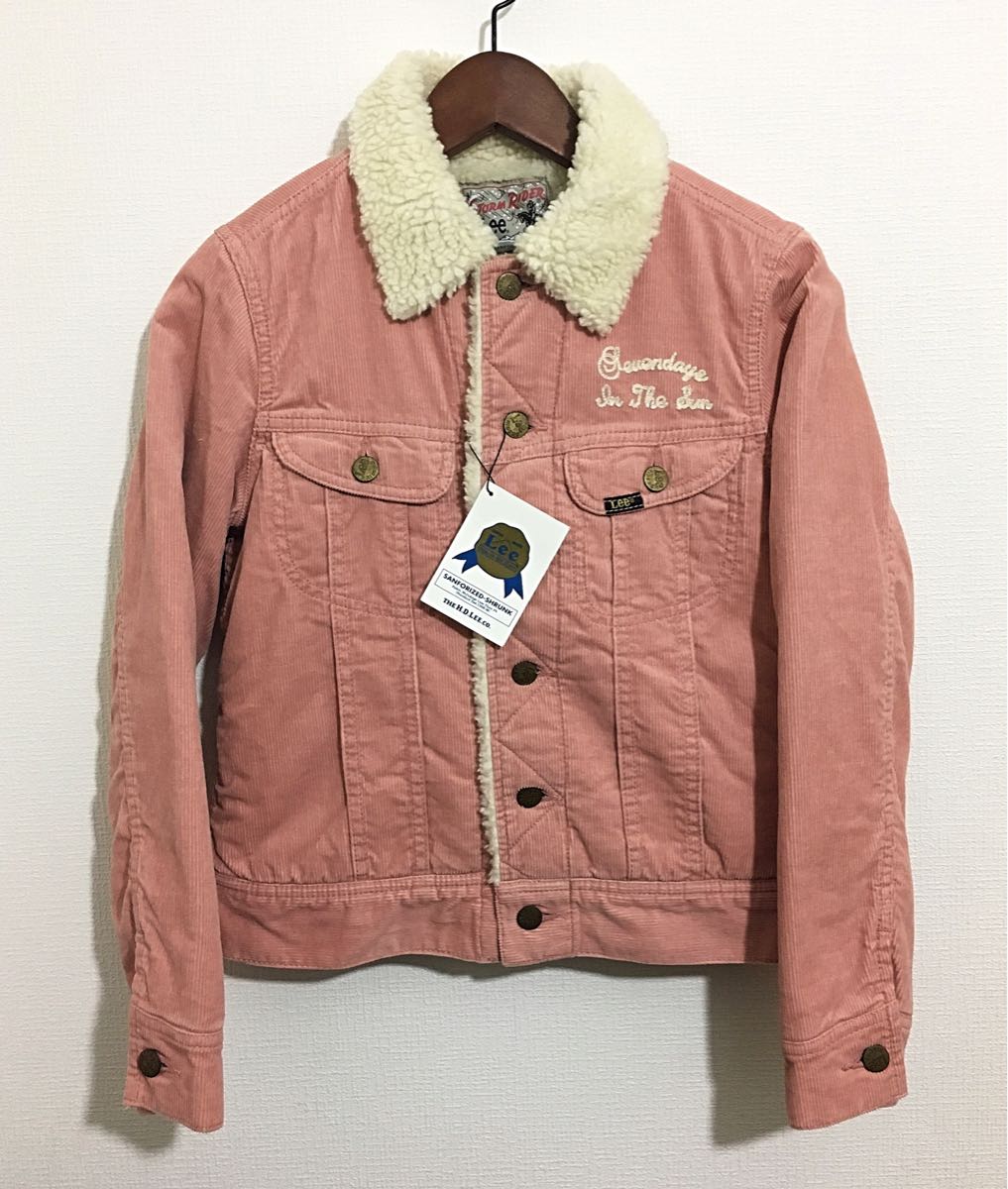 Lee Stormrider 別注 ストームライダー コーデュロイジャケット 刺繍 レディース サイズ S 淡いピンク ジージャン 売買されたオークション情報 Yahooの商品情報をアーカイブ公開 オークファン Aucfan Com