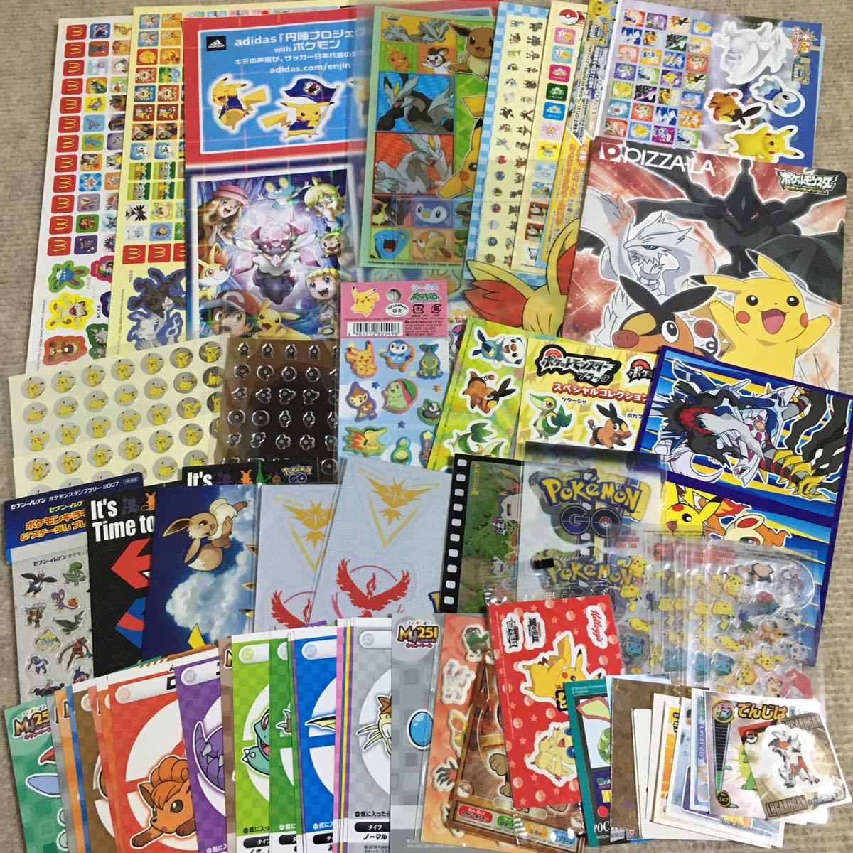 994 ポケットモンスター ステッカー65枚 クリアファイルセット まとめて レア 限定品 特典 シール ポケモン ピカチュウ イーブイ パン その他 売買されたオークション情報 Yahooの商品情報をアーカイブ公開 オークファン Aucfan Com