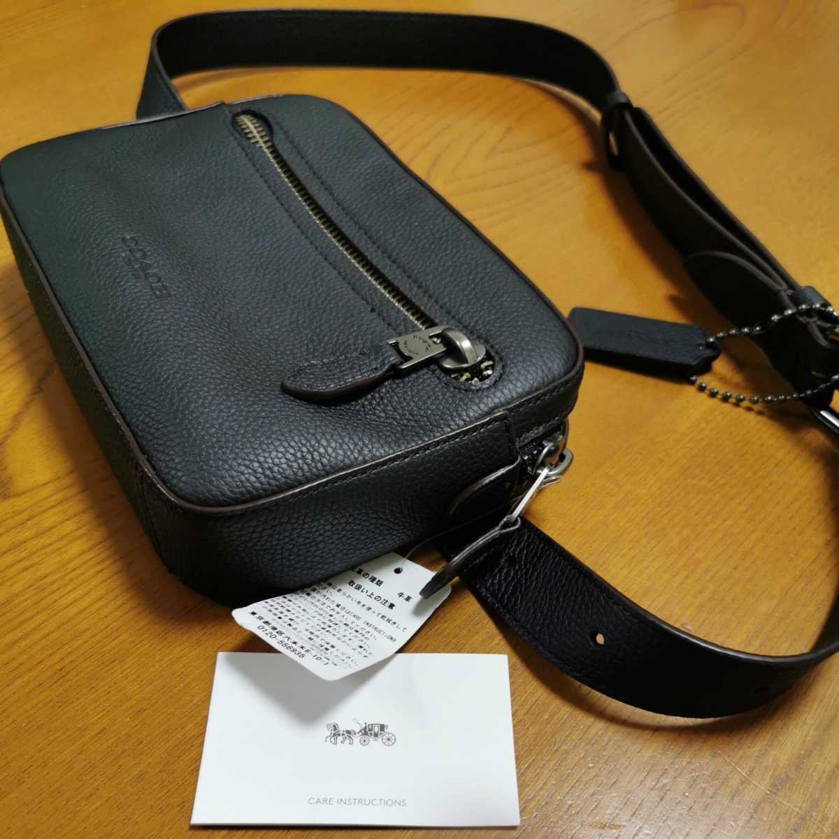 タグ付き Coach コーチ バッグ ウエストバッグ メトロポリタン ぺブルレザー ブラック メンズ レディース 男性用 売買されたオークション情報 Yahooの商品情報をアーカイブ公開 オークファン Aucfan Com