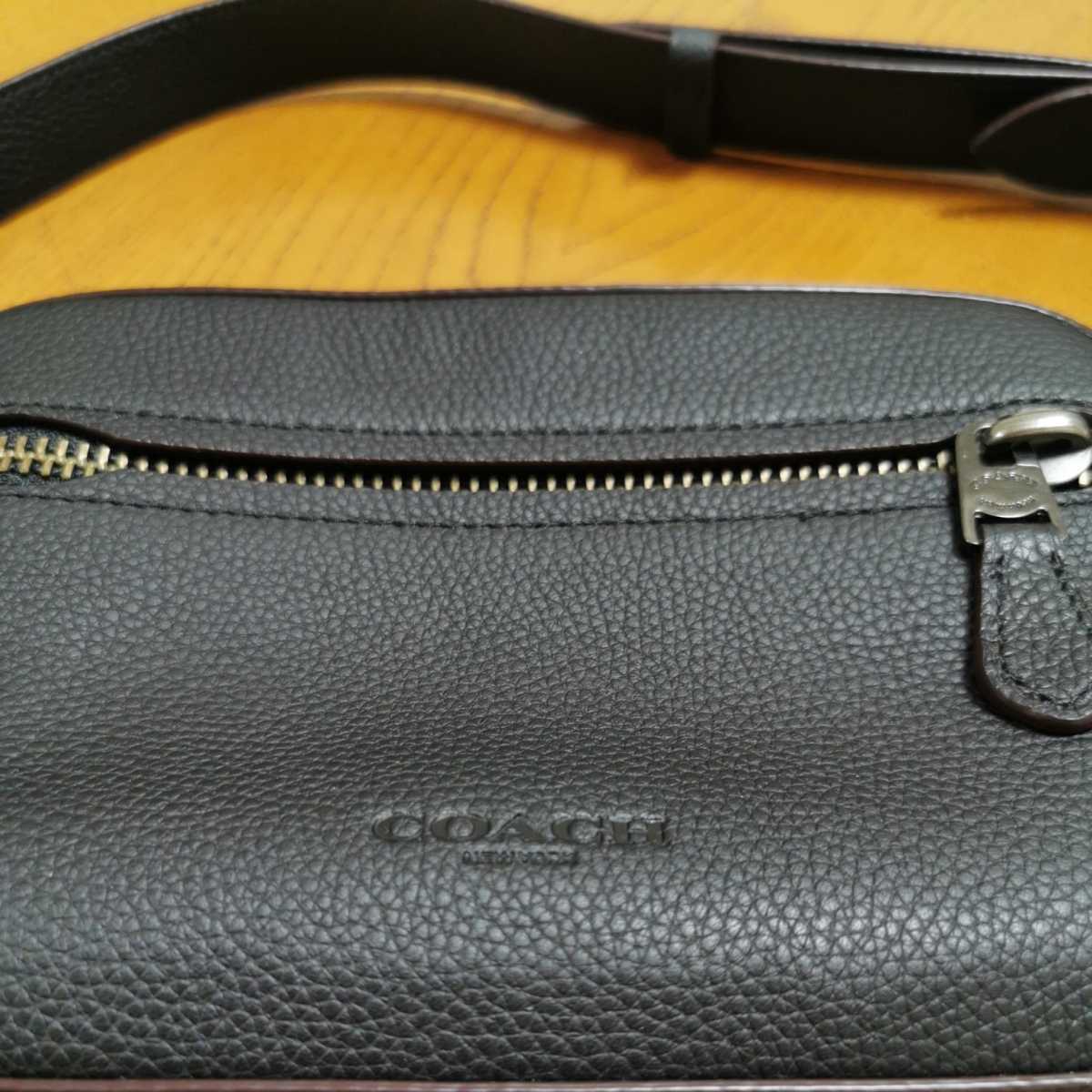 タグ付き Coach コーチ バッグ ウエストバッグ メトロポリタン ぺブルレザー ブラック メンズ レディース 男性用 売買されたオークション情報 Yahooの商品情報をアーカイブ公開 オークファン Aucfan Com