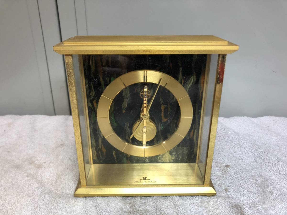221 Jaeger Lecoultre ジャガールクルト スイス製 置時計 アンティーク ヴィンテージ 空気時計 半永久時計 一般 売買されたオークション情報 Yahooの商品情報をアーカイブ公開 オークファン Aucfan Com