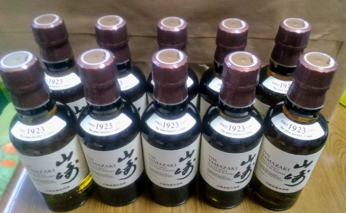 未開栓 正規品 サントリー シングルモルト ウイスキー 山崎 ウィスキー 180ml コンビニ専用ミニボトル10本セット セット 詰め合わせ 売買されたオークション情報 Yahooの商品情報をアーカイブ公開 オークファン Aucfan Com