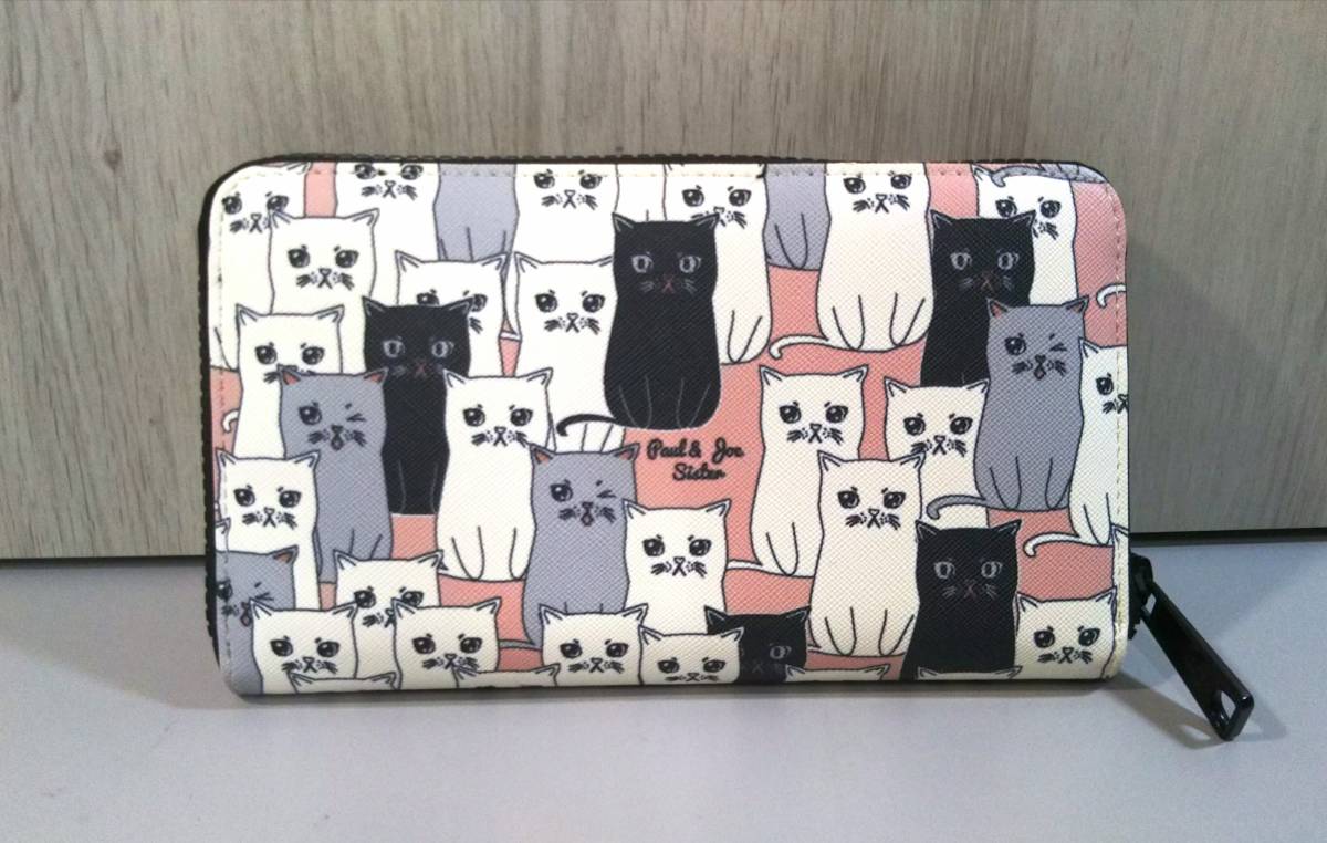Paul Joe Sister ポールアンドジョーシスター 長財布 猫 総柄 ラウンドジップ その他 売買されたオークション情報 Yahooの商品情報をアーカイブ公開 オークファン Aucfan Com