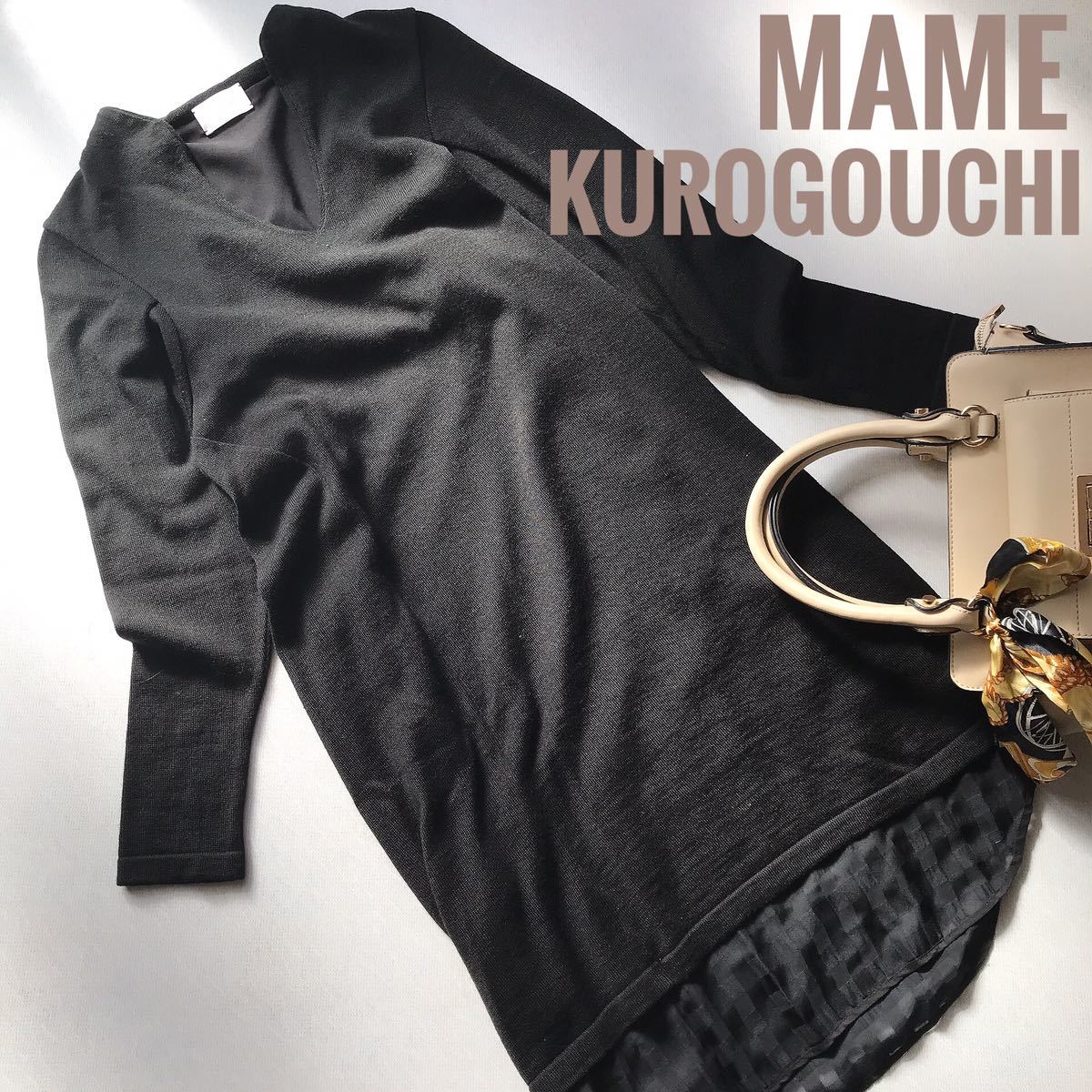 マメクロゴウチ マメ Mame Kurogouchi レイヤード ニットワンピース Mサイズ 売買されたオークション情報 Yahooの商品情報をアーカイブ公開 オークファン Aucfan Com