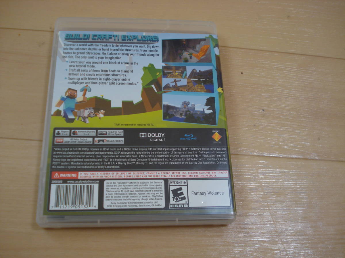 H Ps3 マインクラフト Ps3エディション 北米版 送料140円 Ps3ソフト 売買されたオークション情報 Yahooの商品情報をアーカイブ公開 オークファン Aucfan Com
