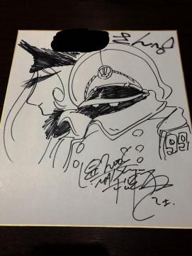 松本零士先生 直筆イラストサイン色紙 銀河鉄道999 メーテル 車掌さん サイン 直筆画 売買されたオークション情報 Yahooの商品情報をアーカイブ公開 オークファン Aucfan Com