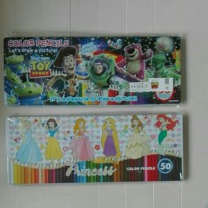 ディズニー画像ランド ベスト50 ディズニー プリンセス 色鉛筆 50色