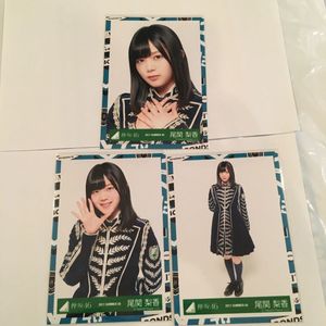欅坂46 尾関梨香生写真3種コンプ2 summer 二人セゾン TV出演時歌衣装