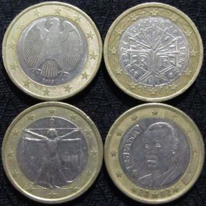 1ユーロ硬貨の値段と価格推移は 54件の売買情報を集計した1ユーロ硬貨の価格や価値の推移データを公開