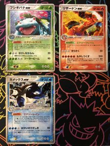 ファッションなデザイン Srフシギバナexカメックスex ポケモンカード御三家リザードンex カード