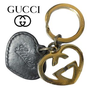 新版 ハート キーリング グッチ 中古 ラスト1個 ブラック 送料無料 T グッチ Gucci キーホルダー キーケース Soflovegans Com