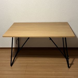 贅沢屋の 手渡し可能 無印良品 折りたたみテーブル 幅１２０ｃｍ オーク材 イス ダイニングテーブル Www Marinemastertrailers Com