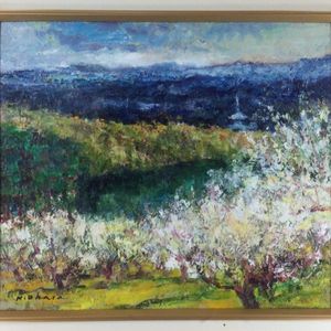 超歓迎された 旅順出身 F6 41cm 32cm 油彩 河風 画寸 長谷謙三 真作保証 新槐樹社創立会員 4425 風景画を得意とした豊かな川の 流れ穏やかな時を感じる 自然 風景画 Afols Pl