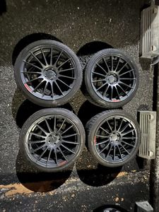 人気沸騰 225 40r18 エンケイ アルミホイールタイヤセット バリ溝 Enkei タイヤ ホイールセット