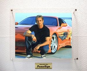 超人気高品質 ワイルドスピード ジェットブレイク 直筆サイン入り写真 ブライアン ポール ウォーカー サイン Smartfarmerkenya Com