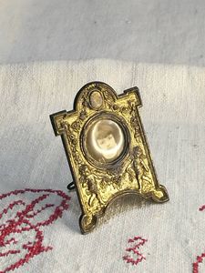 超安い品質 Jf 仏国 フランスアンティーク 雑貨 ガラスフレーム 楕円型 オーナメント 写真入れ 古いイラスト フォトフレーム オーバル フレーム 店舗什器 Iventas Mx