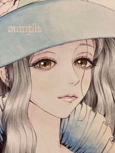 最新作売れ筋が満載 自作イラスト オリジナル2 額装 パスヘッド画風 ペン画 アート 写真