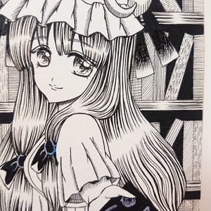 最新作売れ筋が満載 自作イラスト オリジナル2 額装 パスヘッド画風 ペン画 アート 写真
