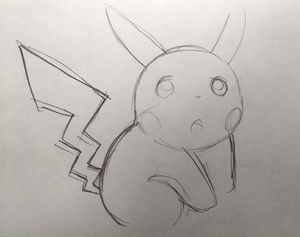 ポケモン 直筆 生動画 1枚 検索用 セル画 原画 ピカチュウ Ddfinance Com