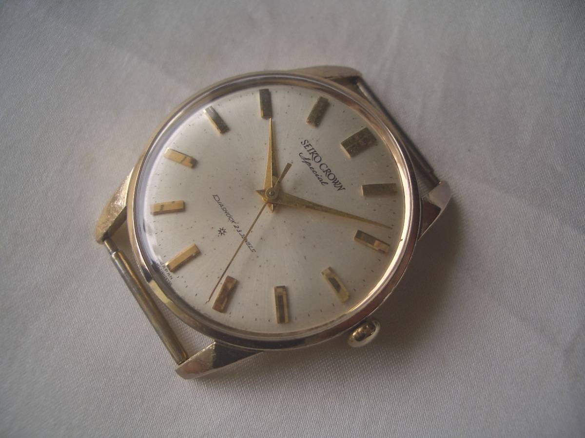 SEIKO セイコークラウンスペシャル SD文字盤 14K総金張り80ミクロン SEIKO スペシャル 14K セイコークラウン CROWN Special 金張り 60s