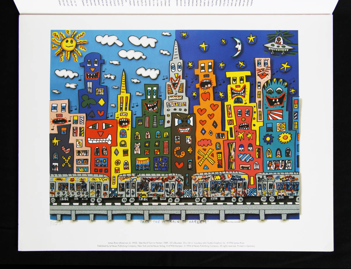 ジェームス・リジィ・プリント・ブック 1995年 / James Rizzi Print