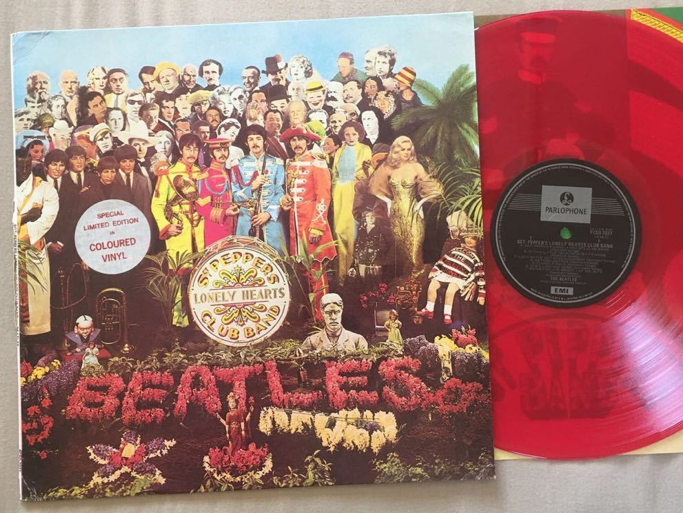 Beatles - SGT.Peppers オーストラリア レッド カラーレコード PCSO-7027