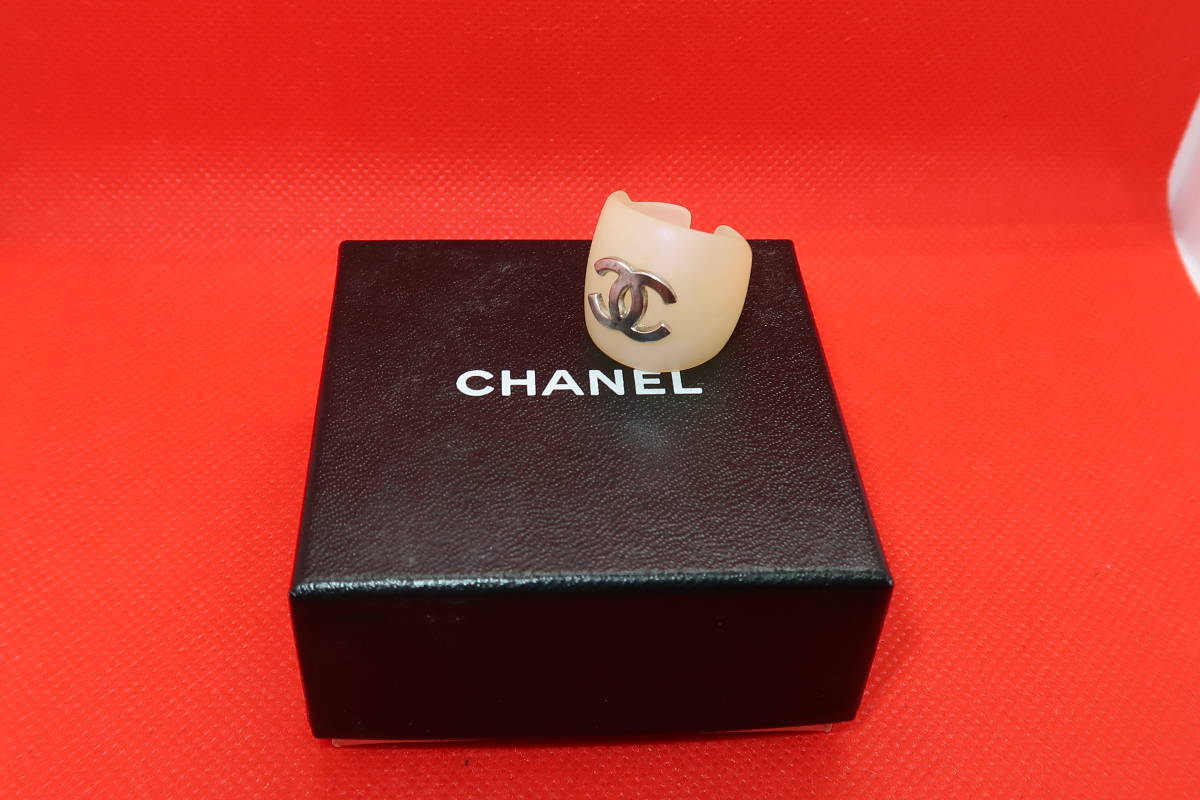 ♪♪CHANEL シャネル プラスチック ココマーク リング 指輪 12.5号♪♪