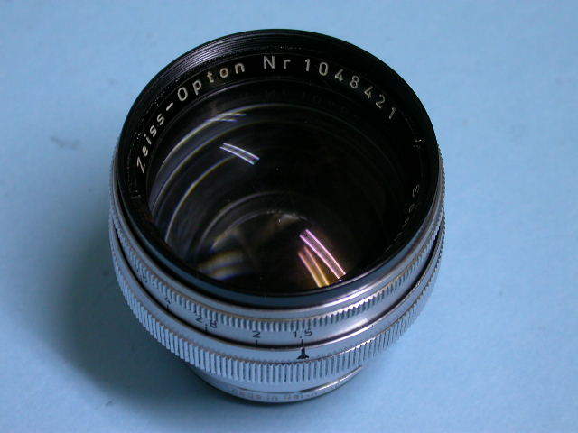ツァイスイコン Contax用オプトンゾナー50/1.5 #1048421 赤T 中期 美品