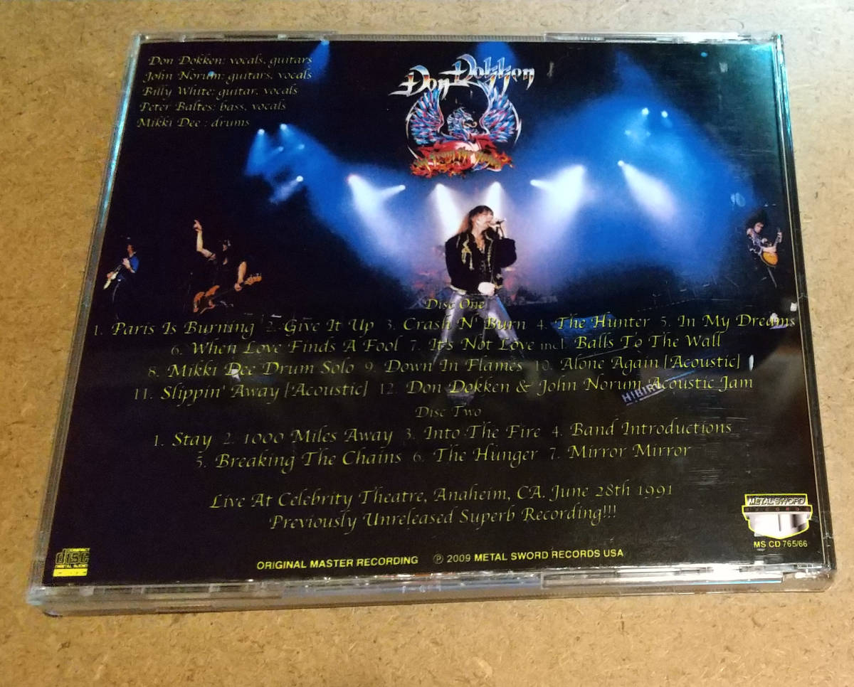 - Dokken Alone Again DOKKEN Live Don at (Live DON The in of | Lynch Tokyo)