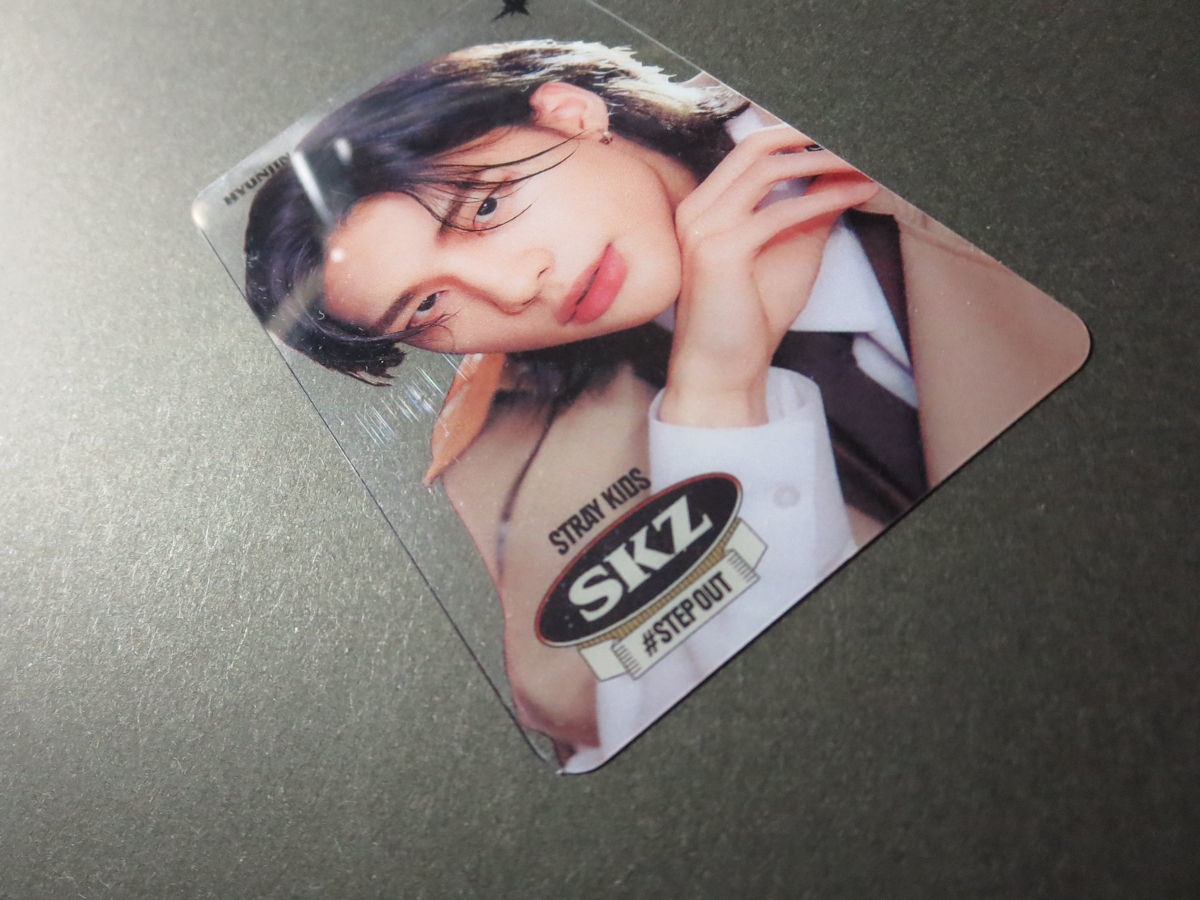 Stray Kids 透明 トレカ フォトカード ③ Hyunjin ヒョンジン
